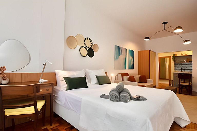 Laris Rio Ipanema: studio acolhedor perto da praia