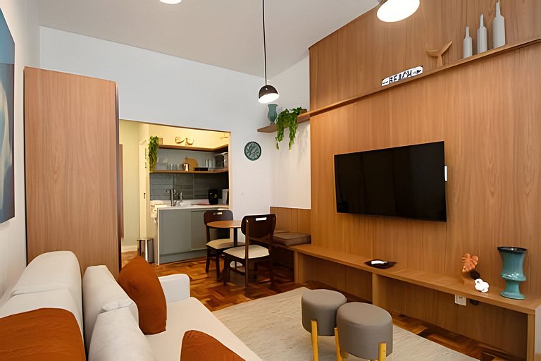 Laris Rio Ipanema: studio acolhedor perto da praia