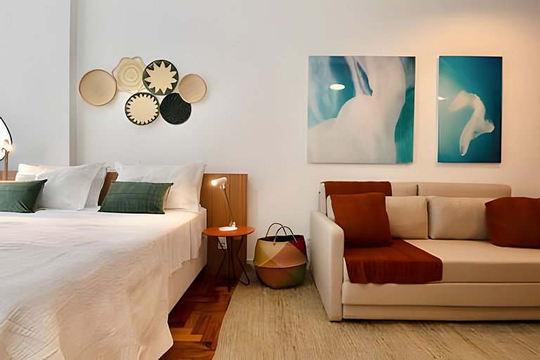 Laris Rio Ipanema: studio acolhedor perto da praia