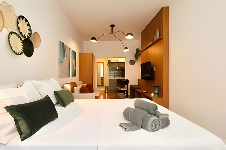 Laris Rio Ipanema: studio acolhedor perto da praia