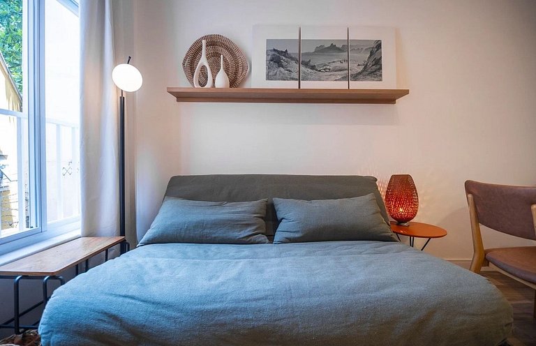 Laris Rio- Gávea: quarto/sala perto do Jockey Club