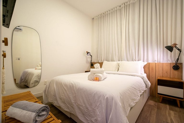 Laris Rio- Gávea: quarto/sala perto do Jockey Club
